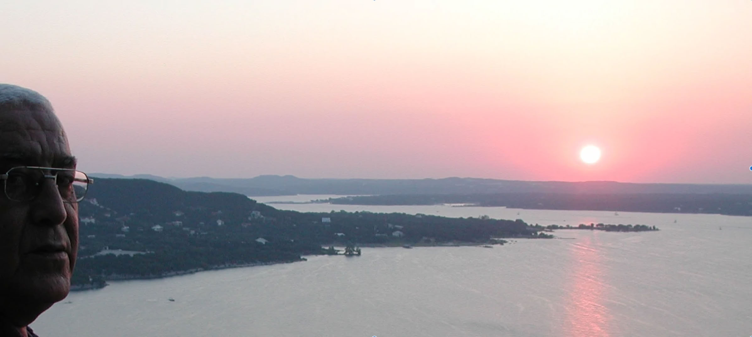 Contemplating view of the sunset